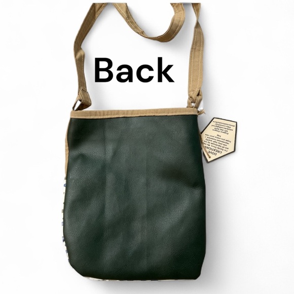 Handmade Crossbody Bag Repurposed Material NWT - Picture 4 of 7